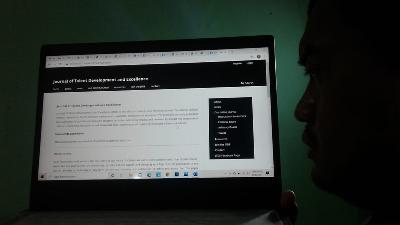Situs  iratde.com, Sabtu, 30 Januari 2021. TEMPO/Gunawan Wicaksono