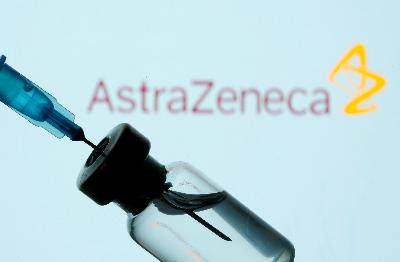 Ilustrasi vaksin AstraZeneca. REUTERS/Dado Ruvic