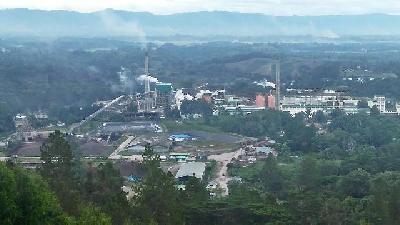 Toba Pulp Lestari factory in Porsea, North Sumatra, July 2018.
Indonesialeaks