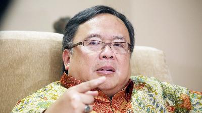 Menteri Riset dan Teknologi Indonesia / Kepala Badan Riset Inovasi Nasional Indonesia Bambang Brodjonegoro. TEMPO/M. Taufan Rengganis