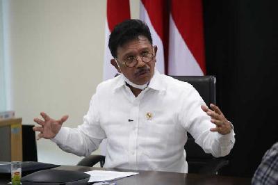 Menteri Komunikasi dan Informatika, Johnny G. Plate. TEMPO/M Taufan Rengganis