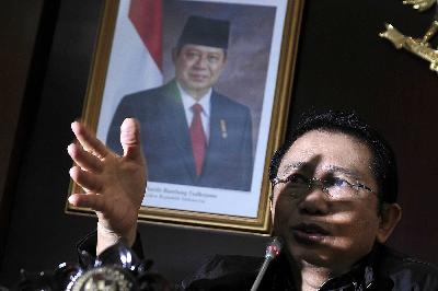 Marzuki Alie saat menjabat Ketua DPR di Gedung MPR/DPR/DPD, Jakarta, 10 Januari 2014. TEMPO/Tony Hartawan