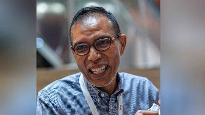 Direktur Utama Indonesia Financial Group (IFG), Robertus Bilitea di Gedung Standart Chartered, Jakarta, 5 Maret lalu. Tempo/Tony Hartawan