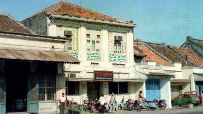 Kantor Majalah TEMPO di Jl Senen Raya N0. 83, Jakarta, 1986./TEMPO/ Ed Zoelverdi