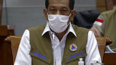 Kepala Badan Nasional Penanggulangan Bencana (BNPB) Doni Monardo di kompleks Gedung MPR/DPR/DPD, Senayan, Jakarta, Selasa, 22 September 2020. 
TEMPO/M Taufan Rengganis