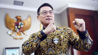 Presidential Staff Office Chief Moeldoko in Jakarta, June 2020.
Antara/Akbar Nugroho Gumay
