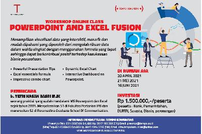 Workshop Online - Powerpoint and Excel Fusion