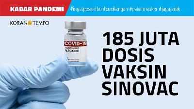Indonesia kembali mendatangkan vaksin Covid-19 sebanyak 16 juta dosis dari Sinovac dalam bentuk bahan baku (bulk).
