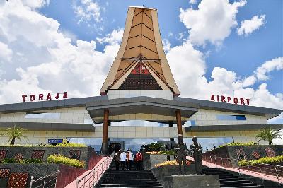 Bandara Toraja di Kabupaten Tana Toraja, Sulawesi Selatan, 18 Maret 2021. BPMI Setpres/Laily RE
