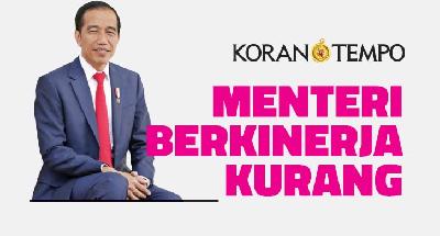Hasil sigi terbaru lembaga survei memperlihatkan bahwa sejumlah menteri dalam kabinet pemerintahan Presiden Joko Widodo berkinerja kurang dan layak di-reshuffle. Survei itu mengacu pada persepsi publik yang melihat kebijakan dan program mereka.
