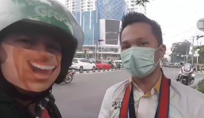 Dua YouTuber asal Medan, Joniar M Nainggolan (kiri) dan Benni Eduward Hasibuan. Youtube
