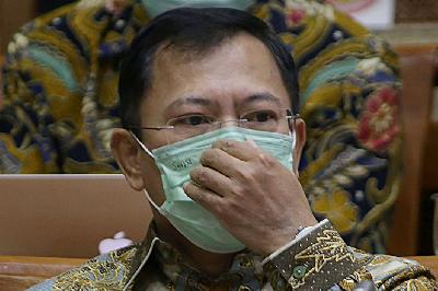 Terawan Agus Putranto di Kompleks Parlemen Senayan, Jakarta, 10 Maret 2021. TEMPO/M Taufan Rengganis
