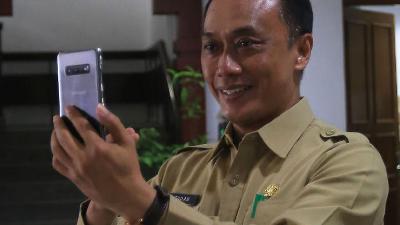 Direktur Jenderal Kependudukan dan Pencatatan Sipil Kementerian Dalam Negeri (Duckapil Kemendagri), Zudan Arif Fakrulloh di Jakarta, Rabu 14 April 2021. TEMPO/Subekti.