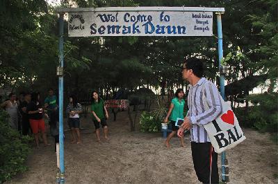 Pulau Semak Daun di Kepulauan Seribu, Jakarta. Tempo/Nita Dian
