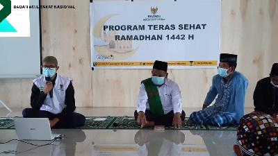 Kegiatan Teras Sehat Ramadhan di Pondok Pesantren Nurul Amanah Dolago, Kecamatan Parigi Selatan, Kabupaten Parigi Moutong, Sulawesi Tengah.