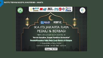 Kegiatan IKA ITS Jakarta Raya Peduli & Berbagi, Minggu, 2 Mei 2021.