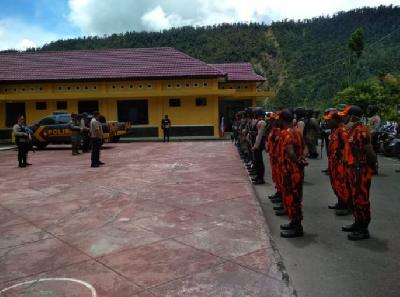 Patroli gabungan TNI Polri di Kabupaten Puncak Jaya, Papua,15 April 2021. humas.polri.go.id