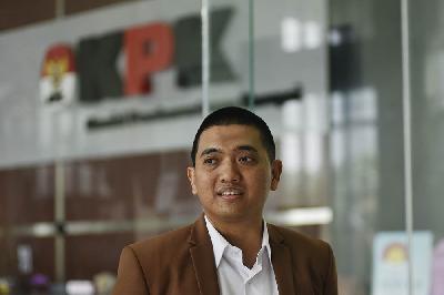 Ketua Wadah Pegawai KPK, Yudi Purnomo Harahap, di Gedung Komisi Pemberantasan Korupsi, Jakarta, 18 Maret 2020. TEMPO/Imam Sukamto
