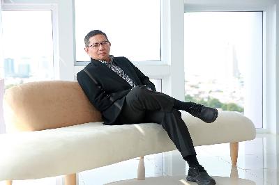 Direktur Utama PT Tempo Inti Media Tbk, Toriq Hadad, di kantor Tempo, Jakarta, 23 Maret 2018. Dok. TEMPO/Rully Kesuma