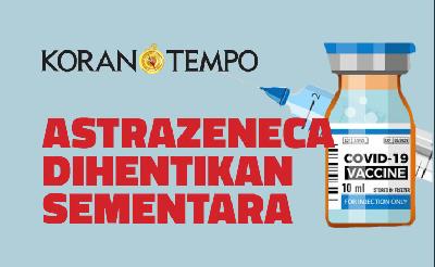 Penggunaan vaksin AstraZeneca dengan kode produksi CTMAV547 dihentikan sementara