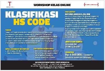 Workshop Klasifikasi HS Code