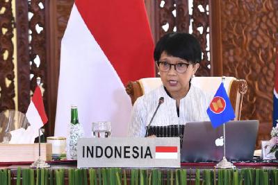 Menteri Luar Negeri Republik Indonesia, Retno Marsudi. BPMI Setpres/Lukas