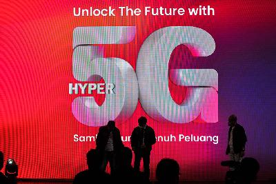 Peluncuran Telkomsel 5G di Jakarta, 27 Mei 2021. Tempo/Tony Hartawan