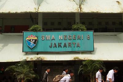 SMA Negeri 8 di Bukit Duri, Jakarta. Dok. TEMPO/Eko Siswono Toyudho
