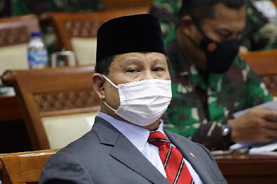 Menteri Pertahanan Prabowo Subianto. TEMPO/M Taufan Rengganis