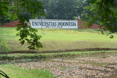 Suasana di kawasan Universitas Indonesia, Depok, Jawa Barat. Tempo/Bintari Rahmanita