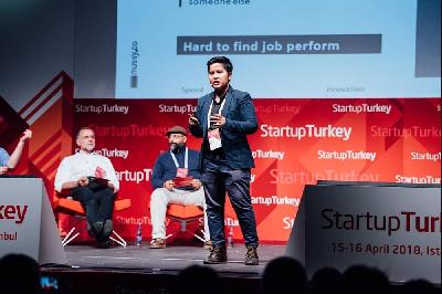 Pitch Mussy.co di Kompetisi startup global - Startup.Turkey. Dok Mussy.co