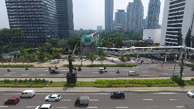 Kawasan Dukuh Atas di Jakarta. TEMPO/Subekti.