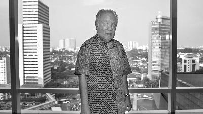 Christianto Wibisono, di  Jakarta,  8 Mei 2018./TEMPO/Muhammad Hidayat