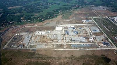 Lokasi pembangunan pabrik mobil Hyundai Motor Manufacturing Indonesia di Deltamas Industrial Complex, Bekasi, Jawa Barat. Antara/Tim Humas Hyundai