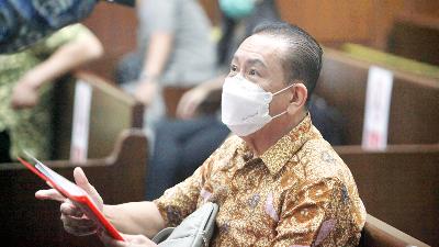 Djoko Tjandra menjalani sidang lanjutan dalam perkara dugaan suap kepada jaksa dan perwira tinggi Polri serta pemufakatan jahat di Pengadilan Tipikor, Jakarta, 10 Desember 2020. TEMPO/Muhammad HIdayat