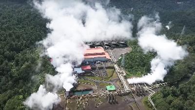 Pembangkit Listrik Tenaga Panas Bumi Salak yang dikelola oleh Star Energy Geothermal di Kabupaten Sukabumi, Jawa Barat. Foto: YouTube Barito Pacific