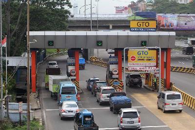 Gerbang Tol Tangerang, Banten. Dok Tempo/Marifka Wahyu Hidayat