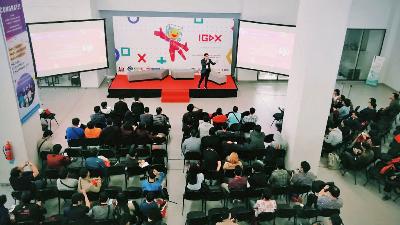 Acara Indonesia Game Developer Exchange (IGDX) di Universitas Binus Bandung, pada November 2019. Foto: fkd.ars.ac.id