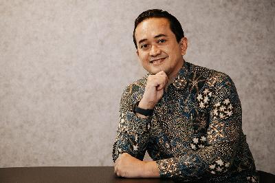Direktur Utama PT JakLingko, Muhammad Kamaluddin di Kantor JakLingko, Jakarta, 6 Agustus 2021. TEMPO/M Taufan Rengganis