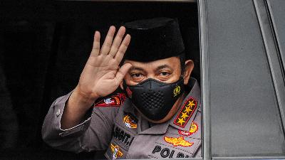 National Police Chief Gen. Listyo Sigit Prabowo.
Antara/Raisan Al Farisi
