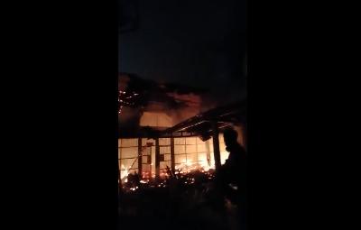 Kebakaran Lapas Dewasa Tangerang Klas 1 Blok C2 di Tangerang, Banten, 8 September 2021. Istimewa