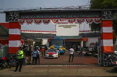 Suasana pasca kebakaran yang terjadi di Lapas Kelas 1 A Tangerang, Kota Tangerang, Banten, 8 September 2021. TEMPO / Hilman Fathurrahman W