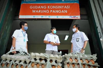 Gudang Konsinyasi Warung Pangan di Jakarta. bgrlogistics.id