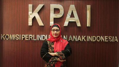 Komisioner Komisi Perlindungan Anak Indonesia (KPAI) Retno Listyarti di Kantor KPAI, Jakarta,  21 Oktober 2020./TEMPO / Hilman Fathurrahman W