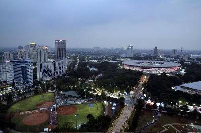 Kawasan Senayan, Jakarta. Dokumentasi TEMPO/Fakhri Hermansyah