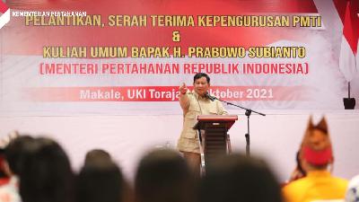 Menhan Prabowo: Indonesia Perlu Pertahanan yang Kuat 