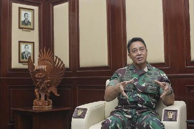 Kepala Staf TNI Angkatan Darat Andika Perkasa. TEMPO/Muhammad Hidayat
