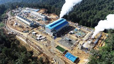 Pembangkit Listrik Tenaga Panas Bumi Rantau Dedap di Muara Enim, Sumatera Selatan. supreme-energy.com