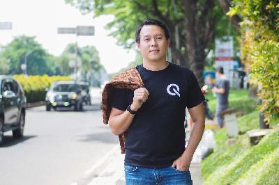 Pendiri Quest Motors, Niko Questera, di Bintaro, Tangerang Selatan, 18 November 2021. TEMPO/Nurdiansah