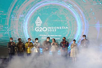 Opening Ceremony Presidensi G20 Indonesia 2022 di Jakarta, 1 Desember 2021. ANTARA/Hafidz Mubarak A